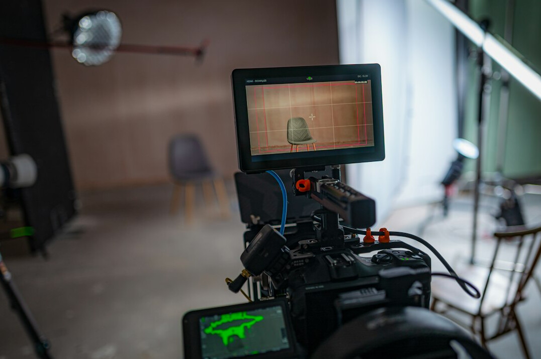 sound recording on film set