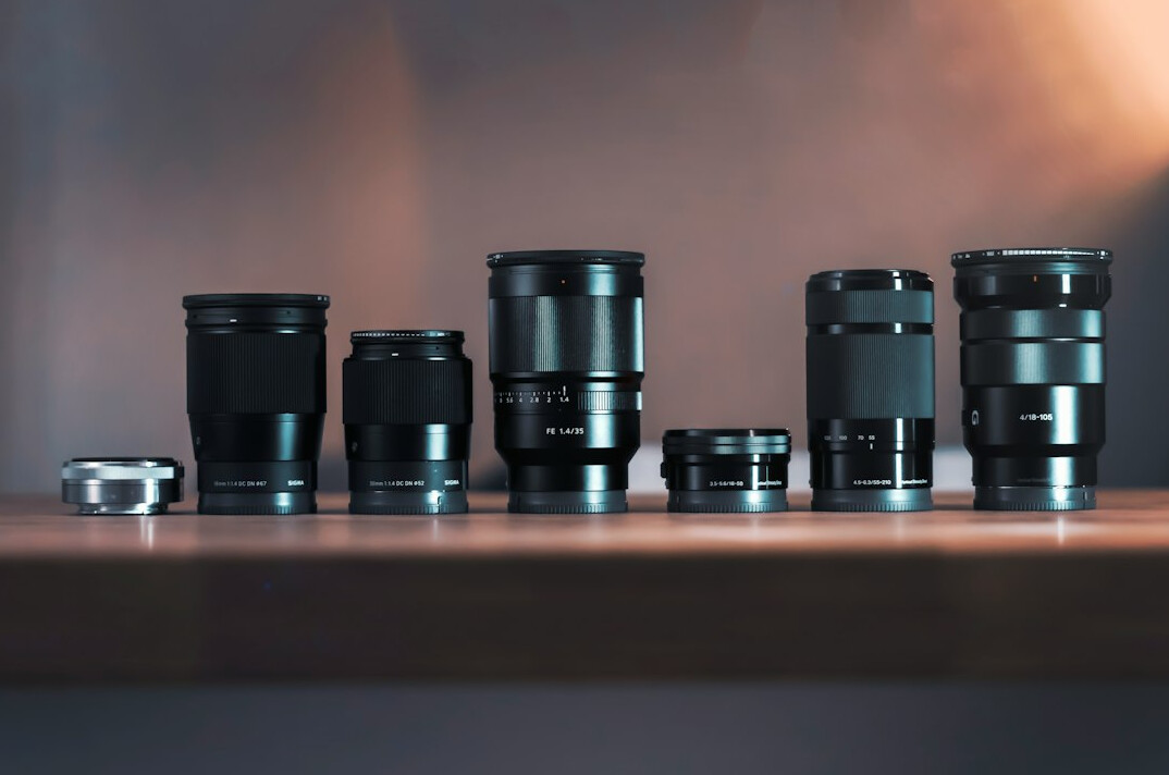 camera lenses collection