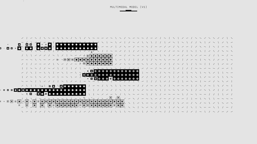 Motion graphics animation timeline on a computer screen